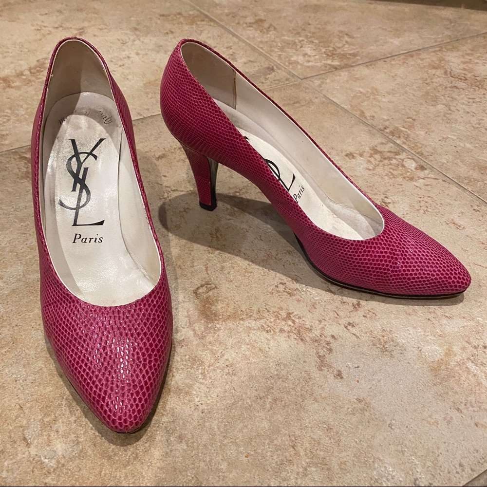 YSL - Magenta Heels